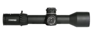 Steiner 5116 T6Xi Black 2.5-15x 50mm 34mm Tube Illuminated SCR MIL Reticle First Focal Plane Features Throw Lever