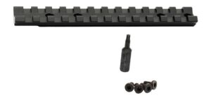 Savage Arms 56442 Scope Rail Revel Black Aluminum 8.40" Long