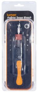 Lyman 7031300 Torque Wrench Black/Orange Steel Rubber Handle