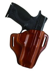 Blackhawk Bianchi 23948 57 Remedy OWB Size 09A Tan Leather Belt Slide Fits Glock 42 Right Hand