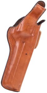 Bianchi 10301 5BHL Thumbsnap OWB 01 Tan Leather Belt Loop Fits S&W J Frame/Taurus 85/Charter Arms Undercover 2" Barrel Right Hand