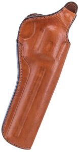 Blackhawk Bianchi 12678 111 Cyclone Belt Holster Size 03 OWB Open Bottom Style Made of Leather with Tan Finish, Strongside/Crossdraw & Belt Loop