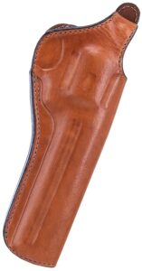 Blackhawk Bianchi 12680 111 Cyclone Belt Holster Size 05 OWB Open Bottom Style Made of Leather with Tan Finish, Strongside/Crossdraw & Belt Loop