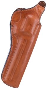 Blackhawk Bianchi 12696 Cyclone OWB Tan Leather Fits 6" Colt/Ruger/S&W & Similar L Frame Taurus; Wesson Belt Loop Mount Right Hand