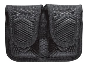 Safariland Bianchi 17400 7301 SpeedLoader Pouch Double Black Accumold Hook & Loop Belts 2-2.25" Wide Compatible with 38/357