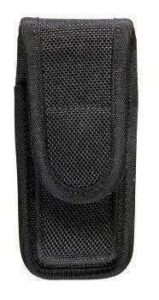 7303 Plain Black Nyl Magazine Pouch Single