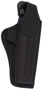 Safariland Bianchi 17743 7001 Thumbsnap OWB Size 04 Black Accumold Belt Slide Fits Ruger GP100/Colt King Cobra/4" Barrel Right Hand