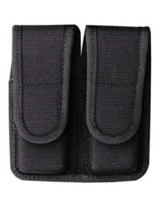 7302H Plain Black Accmld Magazine Pouch Double