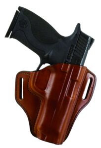 Blackhawk Bianchi 23944 57 Remedy OWB Size 10A Tan Leather Belt Slide Fits Colt 1911 Officer Right Hand