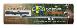 Mossberg 92010 OEM 20 Gauge 24" Slug Barrel with Cantilever Mount, Fully-Rifled Bore & Blued Finish, for Use with Mossberg 500 & Maverick 88