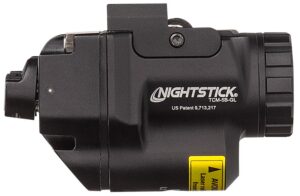 Nightstick TCM5BGL Subcompact Weapon Light with Green Laser Black Anodized 650 Lumens White LED Glock/Sig Sauer/H&K/Ruger/Smith & Wesson
