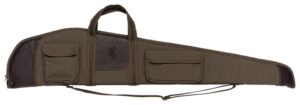 Browning 1415048448 Laredo 48" Olive/Brown Canvas/Leather Closed-Cell Foam Padding Water Resistant