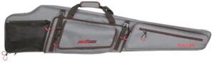 Allen Company 94948 Gear-Fit Dakota 48" Rifle Case Gray with Red Accents, Padding & Organizer Pocket for Scoped Rifle