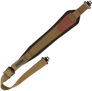 Allen Company Heritage Cases 8110 Long Gun Sling Olive Canvas with Leather Trim 33"-46" OAL