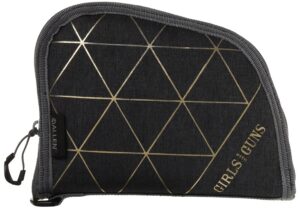 Allen Company Girls with Guns 908 Foiled 8" Long Heather Gray/Gold Foil Holds Handgun