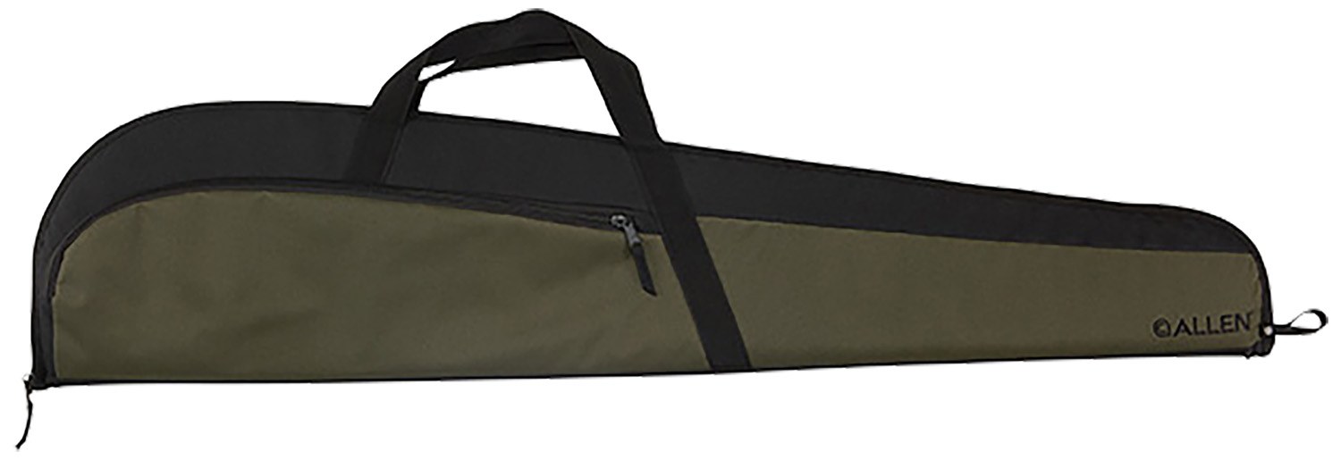 Allen Company 69346 Powell Rifle Case 46" Green with Black Trim 600D Polyester, Foam Padding, Large Accessory Pocket & Lockable Zippers