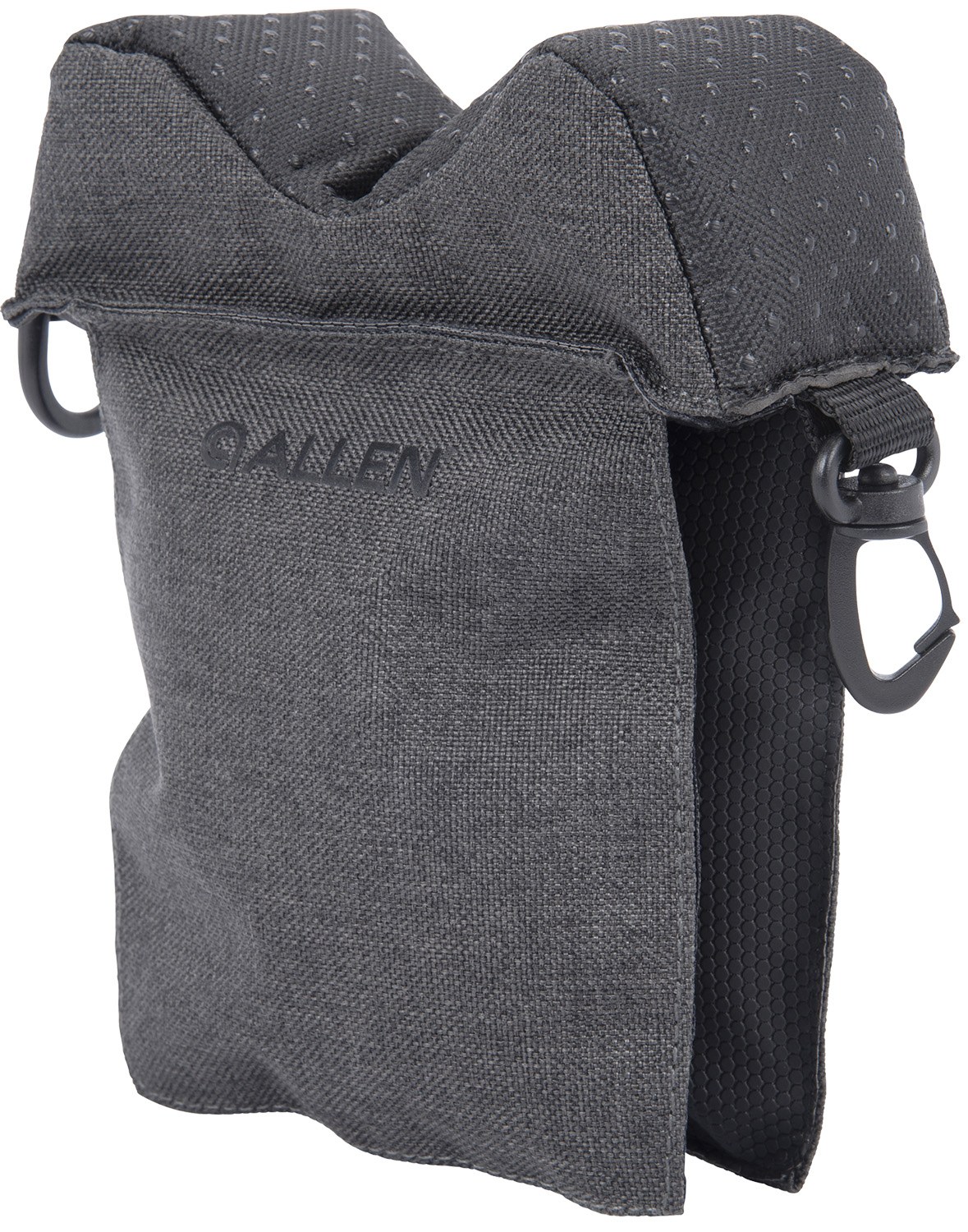 Allen Company 21923 Eliminator Window Prefilled Front Bag, Gray Polyester, Tacky Grip Bottom, Weighs 0.17 Lbs., 5.50" L X 7" H