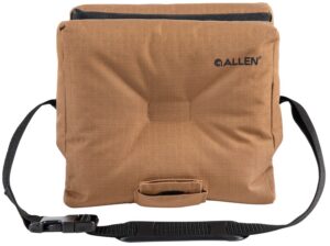Allen Company 18420 Bench Shooting Bag Empty Black/Tan 600D Polyester