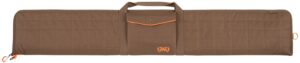 Allen Company 1104-52 Highland Shotgun Case 52" Brown Quilted Polyester Exterior, Front Flap Pocket with Magnetic Closure, Lockable Zipper