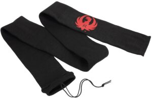 Allen Company Ruger 13401 Gun Sock 52" Rifle or Shotgun, Black Knit with Ruger Logo