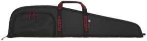 Allen Company Ruger 27140 Rifle Case 40" Black Endura with Red Ruger Logo Accessory Pocket & Foam Padding