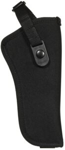 Allen Company 44818 Cortez Size 18 OWB Style Black Polyester, Adjustable Strap & Belt Loop Mount Type Fits 6" Barrel DA Revolver with Full Lug