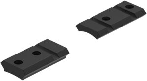 Leupold 180293 QRW Cross-Slot Base Set Matte Black Remington 700
