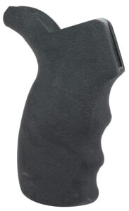 Lyman Pachmayr 02466 AR Rear Grip Non-Slip Texture Black Rubber with Finger Grooves for AR-15