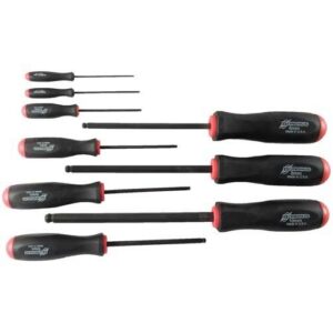 Balldriver® Metric Hex Sets 9-PIECE Metric Hex Screwdriver Set - 1.5MM-10MM