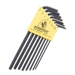 Balldriver® Hex Key L-Wrench Sets Balldriver Standard Hex Key L-Wrench (.050-5/32) 8-PIECE Set