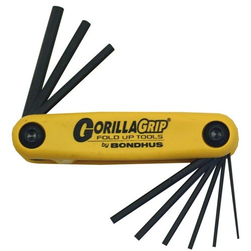 Gorilla Grip® Fold-Up Sae Wrench Sets Gorilla Grip Sae Hex Wrench 9-PIECE Set (0.050''-3/16'')