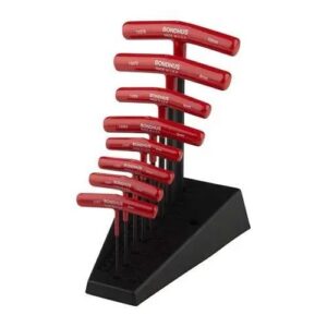 Proguard™ Metric Hex End T-Handle Set with Stand Metric Hex T-Handle 8-PIECE Set