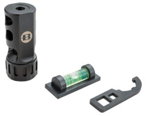 Bergara Rifles BA0006 ST-1 Self Timing Muzzle Brake, 5/8"-24 Tpi Threads, 1" Diameter, 30 Cal