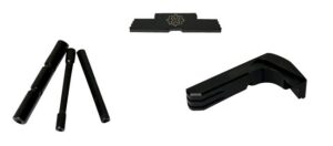 Cross Armory CRG4OKBK 3 Piece Kit Extended Compatible with Glock Gen4 Black Steel/Aluminum Pistol