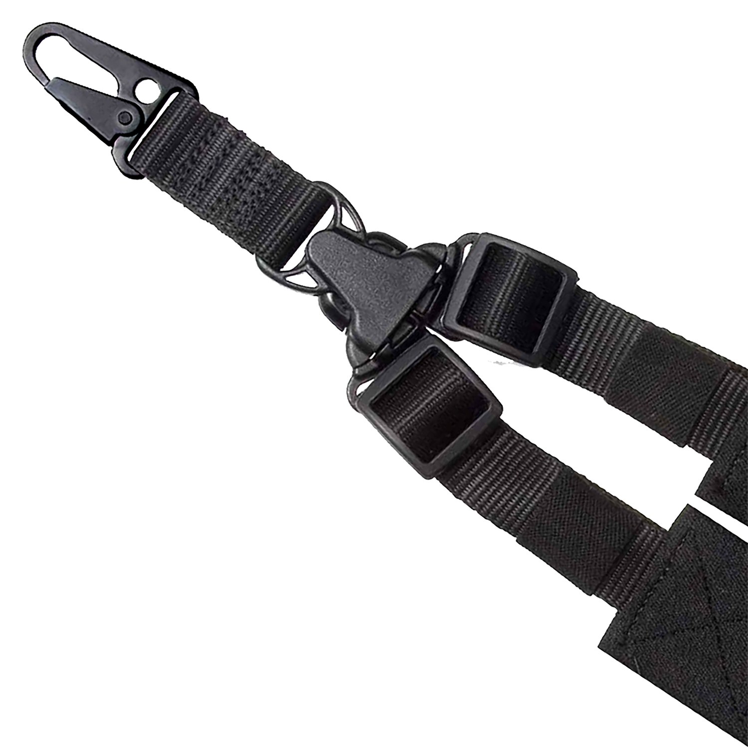 Outdoor Connection SPTK128408 a-Tac Sling Black Nylon Single-Point Rifle Tactical Shotgun