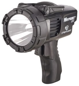 Streamlight 44911 WayPoint 400 38/600/1400 Lumens White LED Black Polycarbonate 1,265 Meters