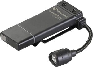 Streamlight 61126 ClipMate USB Clip-On Light Black 0.2/0.5/10/70 Lumens White/Red LED