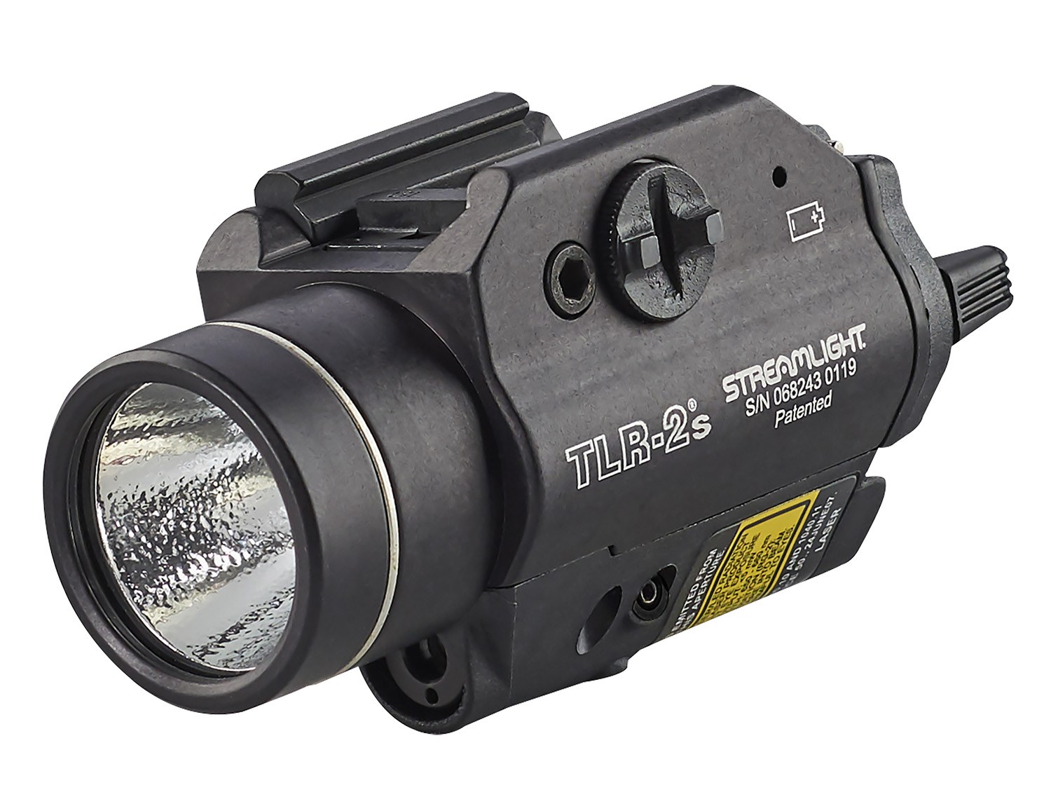 Streamlight 69230 TLR-2s Weapon Light with Strobe White C4 LED 300 Lumens CR123A Lithium Battery Black Anodized Aluminum Red Laser
