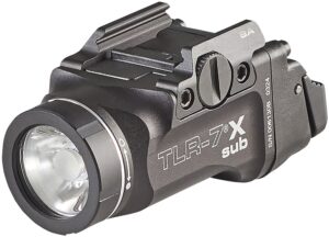 Streamlight 69404 TLR-7 X Sub USB Black Anodized 6000 Series Aluminum Springfield Armory Hellcat Subcompact Pistol with Accessory Rail 500 Lumens