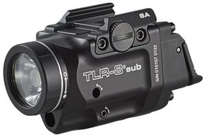 Streamlight 69419 TLR-8 Sub Gun Light with Red Laser Black Anodized 500 Lumens White LED Springfield Armory Hellcat