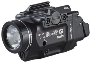 Streamlight 69439 TRL-8 G Sub Gun Light with Green Laser Black Anodized 500 Lumens White LED Springfield Armory Hellcat