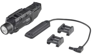 Streamlight 69453 TLR-2 RM with Laser Black Aluminum, 1000 Lumens White LED Bulb/Green Laser, 297 Meters Beam, Picatinny Rail Mount