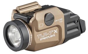 Streamlight TLR-7 X Usb W Key Kit Low/High Paddle Switches SL-B9 Battery Pack/ Usb-C Cord FDE