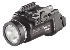 Streamlight 69506 TLR-7 HL-X SUB USB Black 6000 Series Aluminum Springfield Armory Hellcat 1000 Lumens