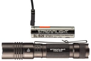 Streamlight 88082 ProTac 2L-X USB Flashlight Black Anodized 40/500 Lumens White LED