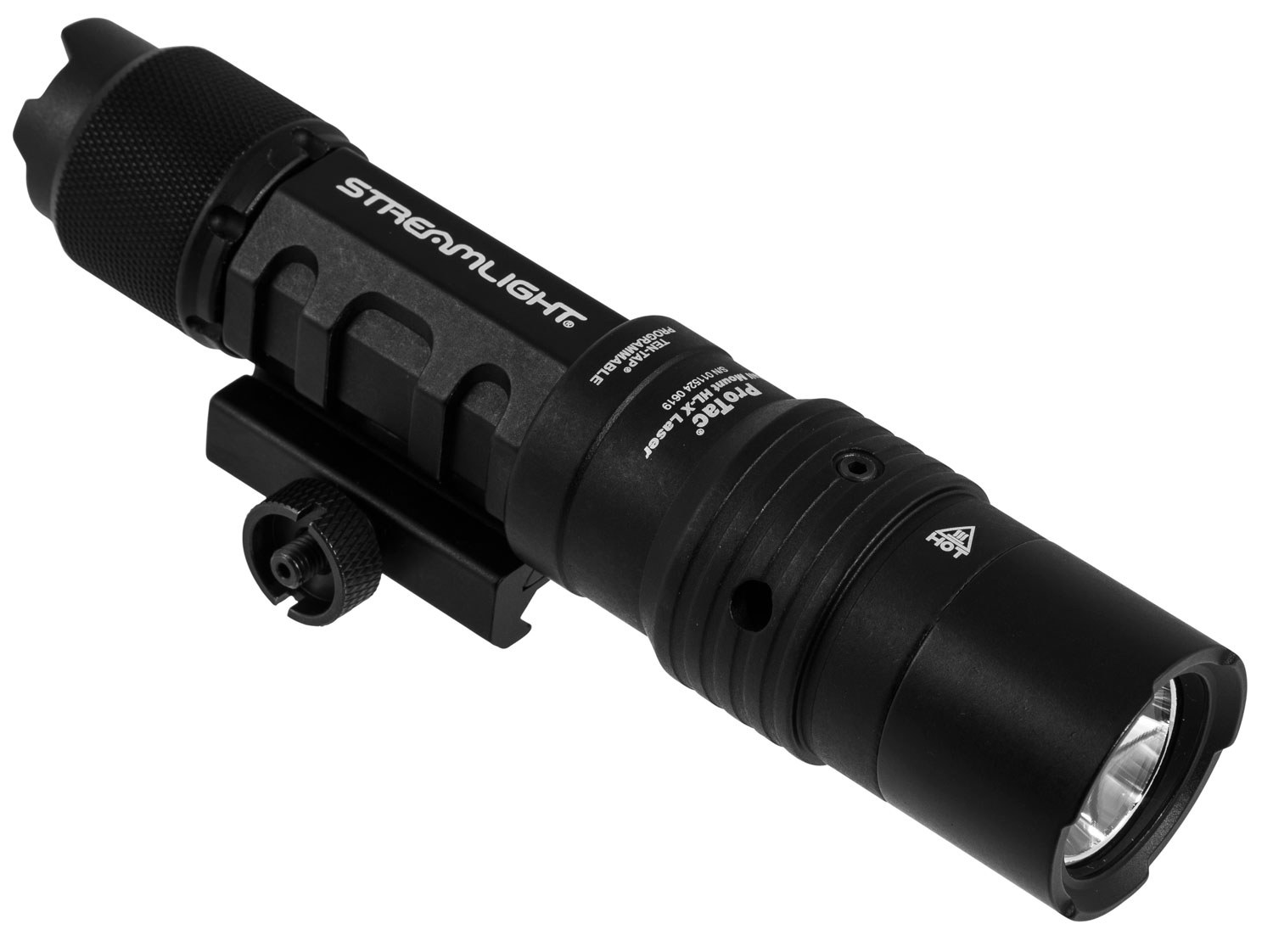 Streamlight 88089 ProTac HL-X Rail Mount Black Anodized Aluminum 60/1000 Lumens, White LED Bulb/Red Laser, 270 Meters, Beam Picatinny Rail Mount