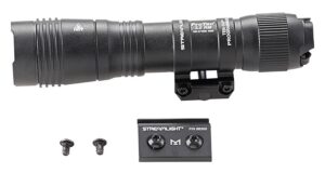 Streamlight 89003 ProTac 2.0 Black Anodized Aluminum 250/2000 Lumens White LED Bulb, 266 Meters Beam, Picatinny Rail Mount, Rifle