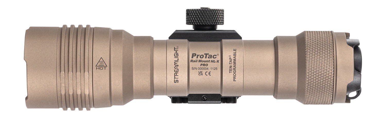 Streamlight Protac Rail Mount Hl-X Pro System Inclds Cap Switchmlok Mount (1)SL-B26 Bat - Desert Tan