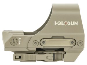 Holosun HS510C-FDE-RD, Red Multi-Reticle, 7075 Aluminum, Open, Solar, Shake Awake, Rifle