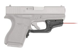 Crimson Trace 0143801 LG-443 Laserguard Compatible with Glock 42/43, Red Laser Black Polymer